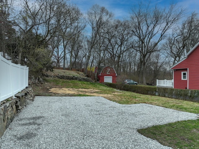 274 High St, Fairfield, CT 06824 - view of yard with an outbuilding and a barn