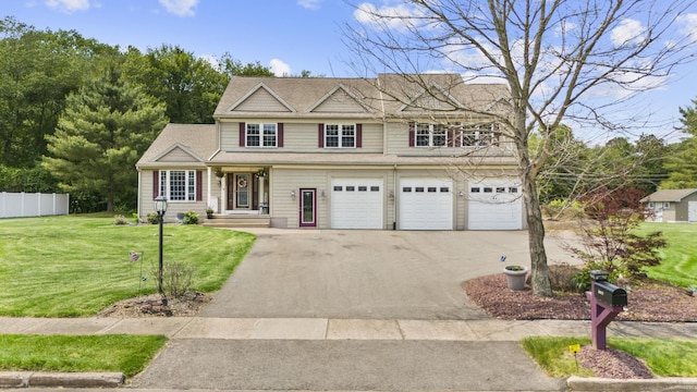 1199 Cornerstone Ct, Cheshire, CT 06410 - traditional-style house with driveway, a garage, and a shingled roof