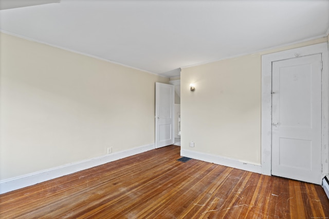 136 Bloomfield Ave, Windsor, CT 06095 - unfurnished room with wood finished floors and crown molding
