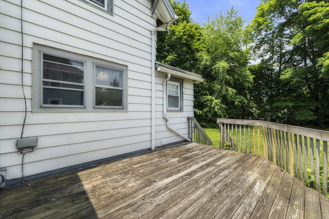 136 Bloomfield Ave, Windsor, CT 06095 - view of wooden deck