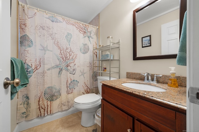 65 Norwich Westerly Rd, North Stonington, CT 06359 - full bathroom with vanity and tile patterned flooring