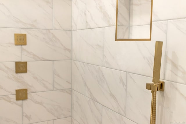 376 Rte 165, Preston, CT 06365 - bathroom featuring tiled shower