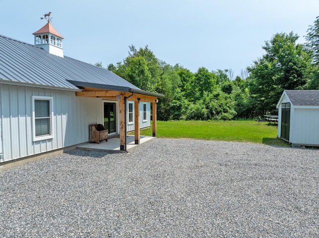 376 Rte 165, Preston, CT 06365 - view of patio / terrace with a storage unit