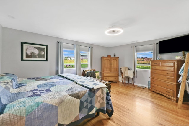1028 Mountain Rd, Suffield, CT 06093 - bedroom with light wood-style floors and baseboards