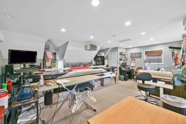 1028 Mountain Rd, Suffield, CT 06093 - office space with recessed lighting and carpet floors