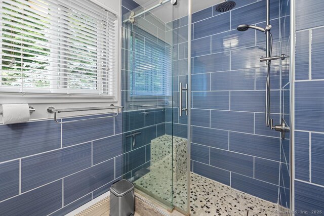 96 Pine Mountain Rd, Ridgefield, CT 06877 - bathroom featuring a stall shower