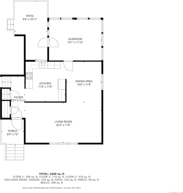 50 Carroll Rd, Hamden, CT 06517 - view of floor plan / room layout