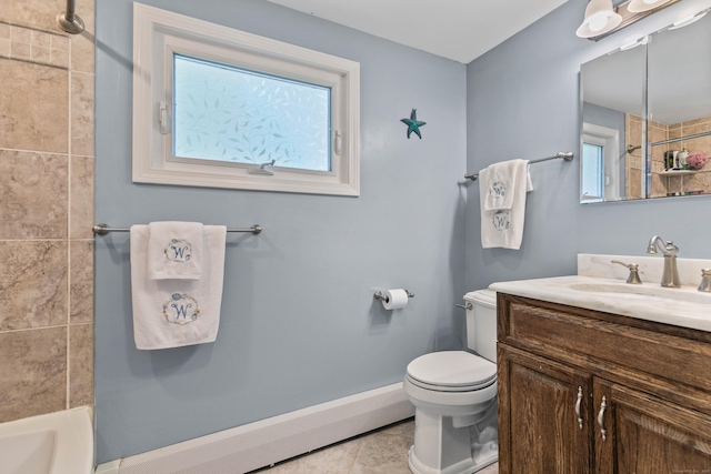 50 Carroll Rd, Hamden, CT 06517 - full bathroom featuring vanity, a shower, and tile patterned flooring
