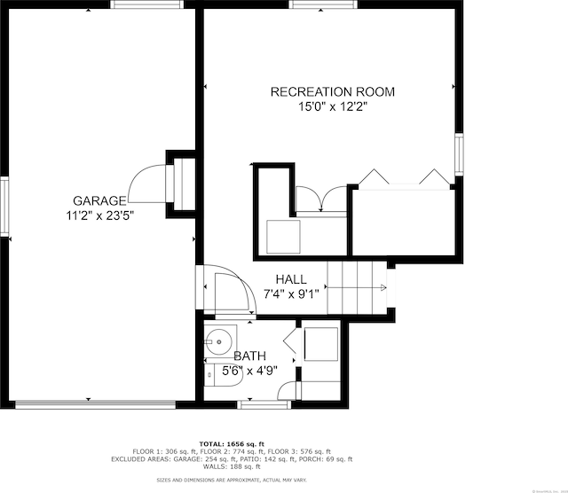 50 Carroll Rd, Hamden, CT 06517 - view of floor plan / room layout