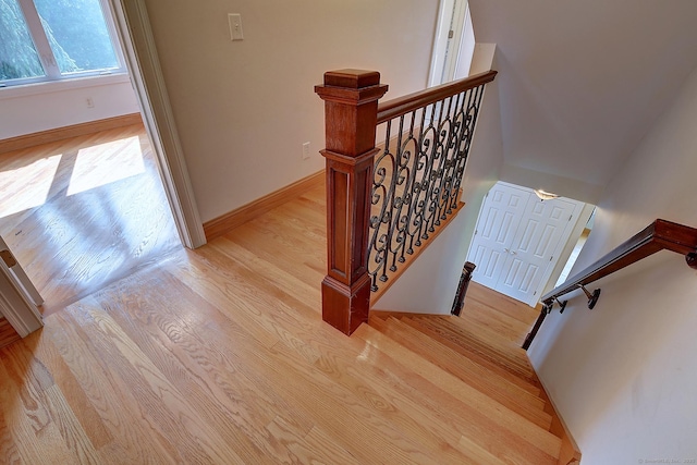 125 Waverly Dr, Newington, CT 06111 - stairs with wood finished floors