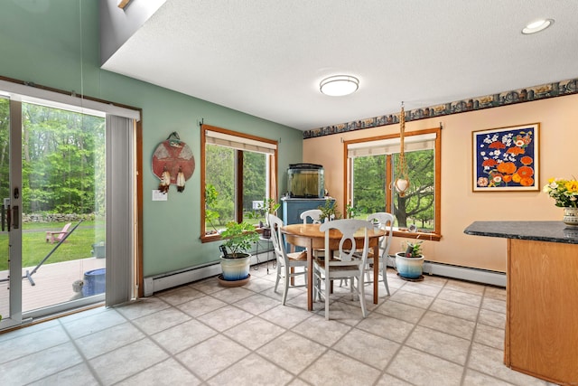 115 Town Farm Rd, East Haddam, CT 06423 - dining room featuring a textured ceiling