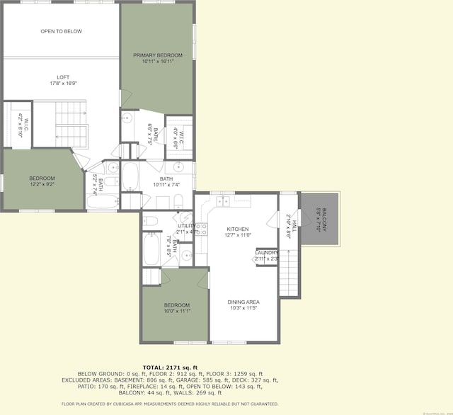 115 Town Farm Rd, East Haddam, CT 06423 - view of room layout