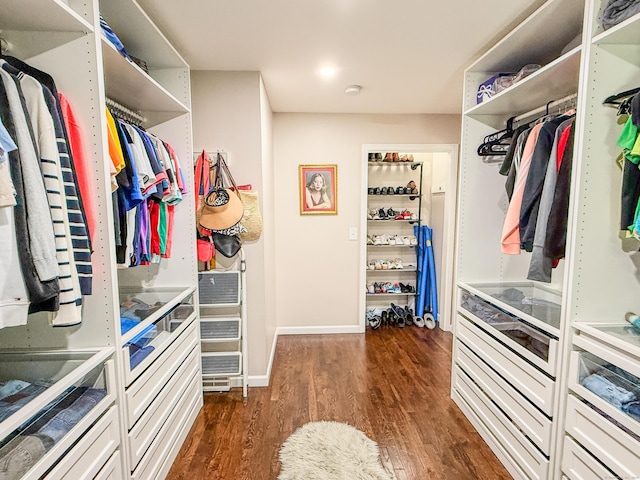 143 Soundview Ave, Shelton, CT 06484 - walk in closet with dark wood-type flooring
