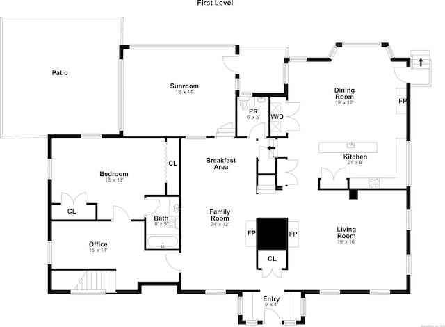 52 Wilton Rd E, Ridgefield, CT 06877 - view of floor plan / room layout