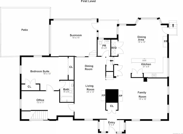 52 Wilton Rd E, Ridgefield, CT 06877 - view of room layout