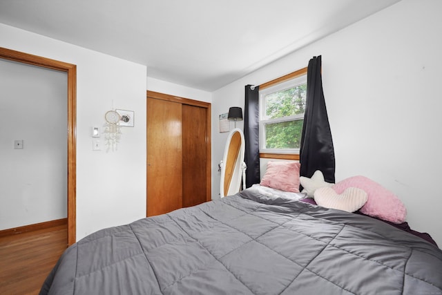 59 Litchfield Ln, Bristol, CT 06010 - bedroom with a closet and wood finished floors