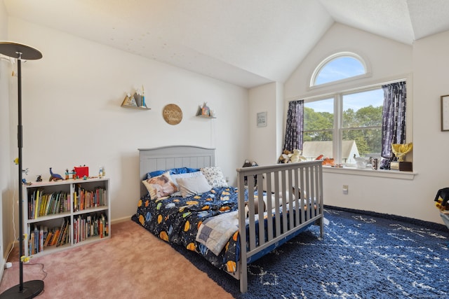 119 NW Dr, Plainville, CT 06062 - carpeted bedroom with lofted ceiling and baseboards