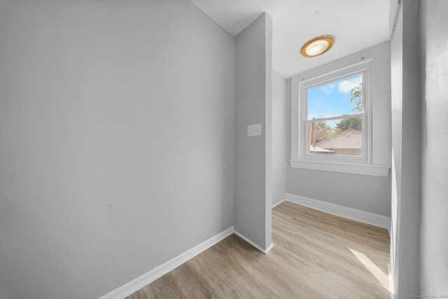 110 Asylum St, Bridgeport, CT 06610 - empty room featuring light wood-style floors and baseboards