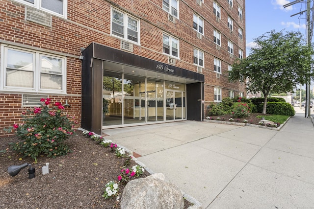 140 Grove St Unit 4F, Stamford, CT 06901 - property entrance featuring brick siding