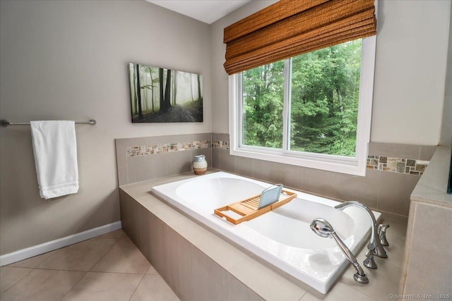 9 Maplewood Dr, Danbury, CT 06811 - full bath featuring a bath and tile patterned floors