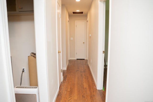17 Valley Rd, Clinton, CT 06413 - hallway with light wood-style flooring, recessed lighting, and heating unit