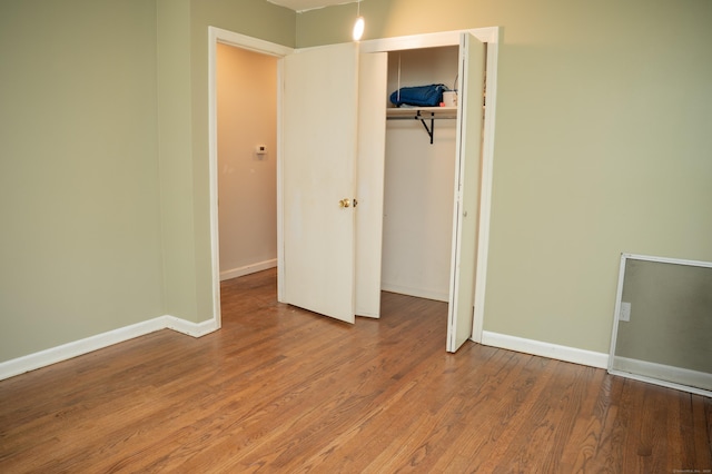 17 Valley Rd, Clinton, CT 06413 - unfurnished bedroom with wood finished floors and a closet