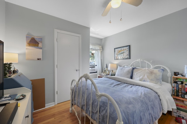 98 Aetna Ave, Torrington, CT 06790 - bedroom featuring light wood-type flooring and ceiling fan