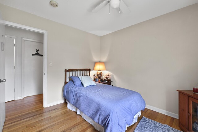 98 Aetna Ave, Torrington, CT 06790 - bedroom with wood finished floors and ceiling fan