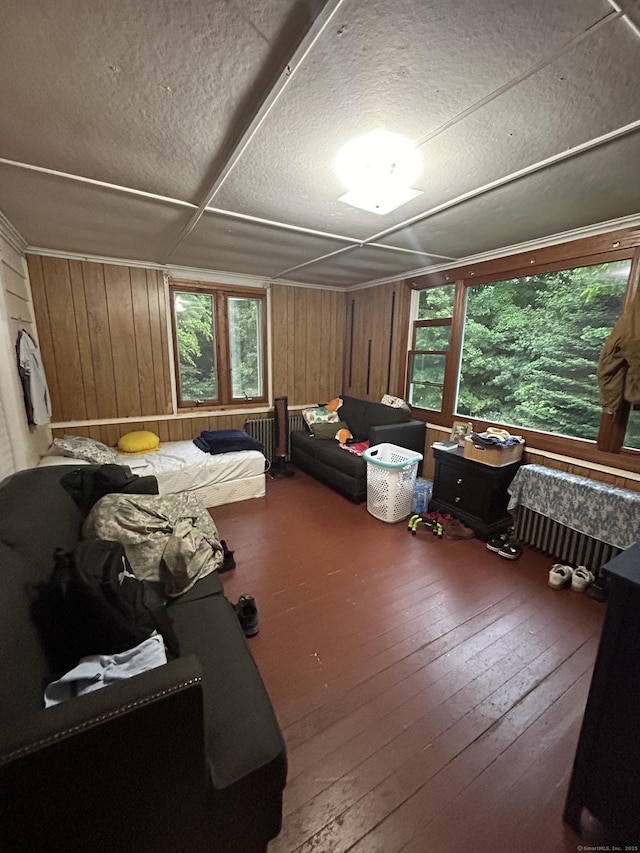 5 Sunnyslope Dr, Middletown, CT 06457 - bedroom featuring wood-type flooring and wood walls