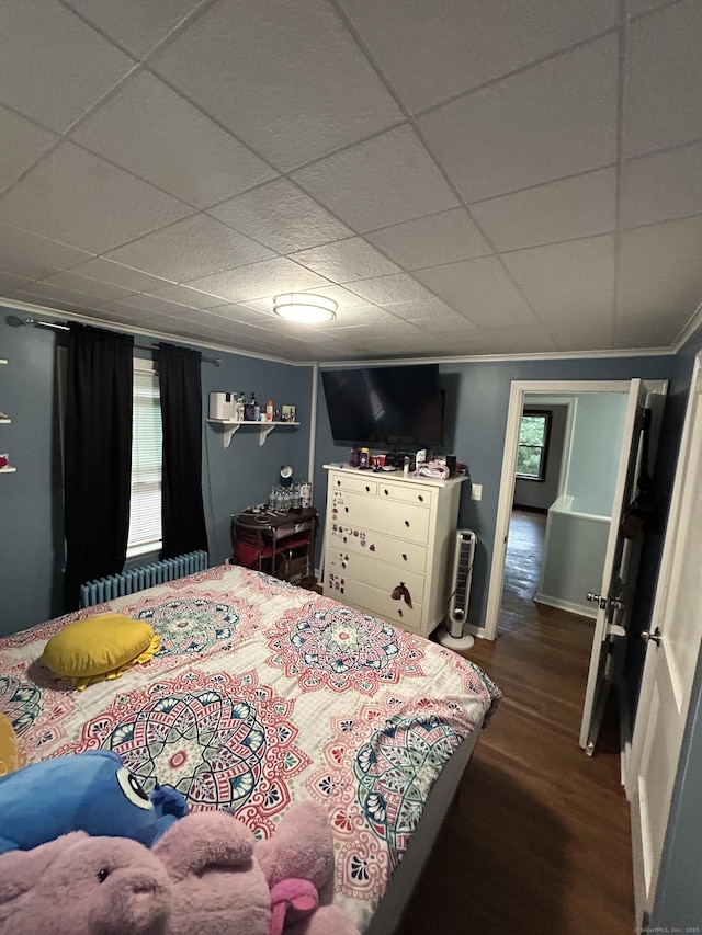 5 Sunnyslope Dr, Middletown, CT 06457 - bedroom featuring wood finished floors and radiator heating unit