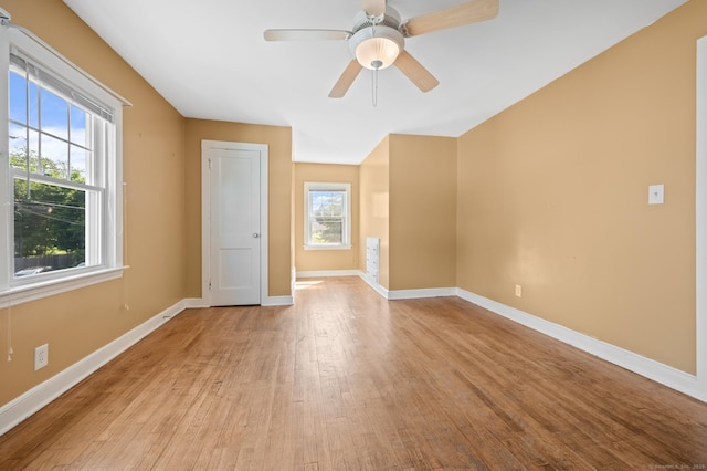 32 Franklin St, Southington, CT 06479 - spare room featuring light wood-type flooring and ceiling fan