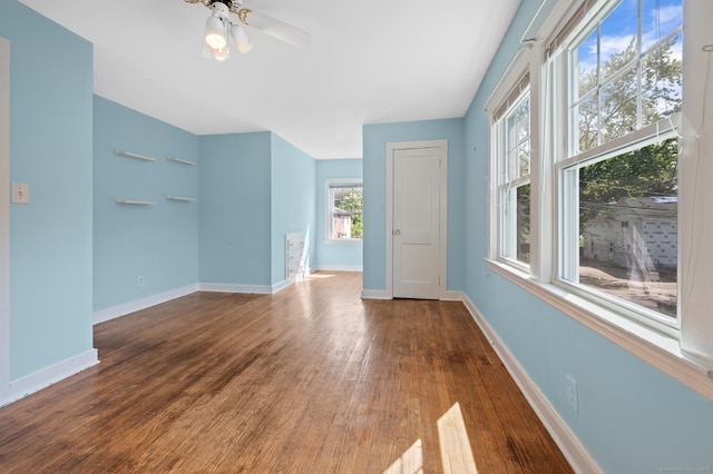 32 Franklin St, Southington, CT 06479 - spare room with wood finished floors and a ceiling fan