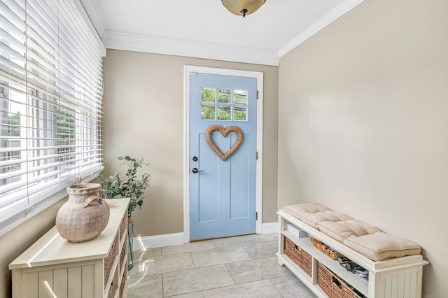 131 Long Hill Cross Rd, Shelton, CT 06484 - foyer with crown molding