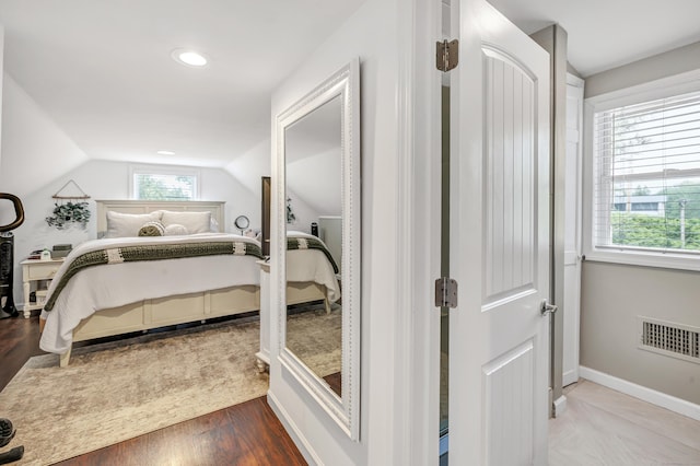 131 Long Hill Cross Rd, Shelton, CT 06484 - bedroom with lofted ceiling and recessed lighting