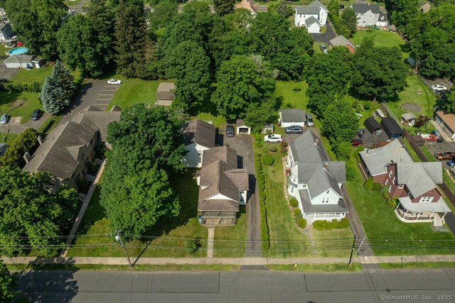 23 Church St, Plainville, CT 06062 - aerial view of property's location featuring nearby suburban area