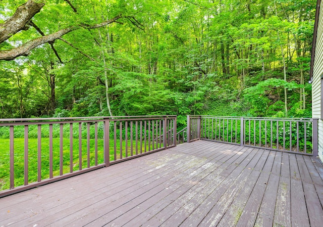 166 S Main St, Marlborough, CT 06447 - wooden deck featuring a yard