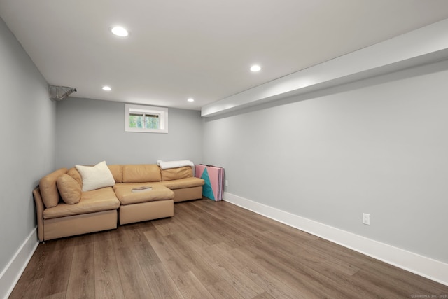 24 Appletree Ln, Norwalk, CT 06850 - living room with wood finished floors and recessed lighting