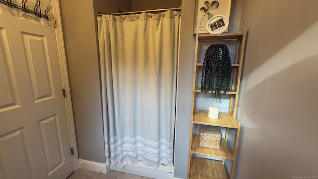 41 Eden Ave Unit 3, Southington, CT 06489 - bathroom with tile patterned floors and curtained shower