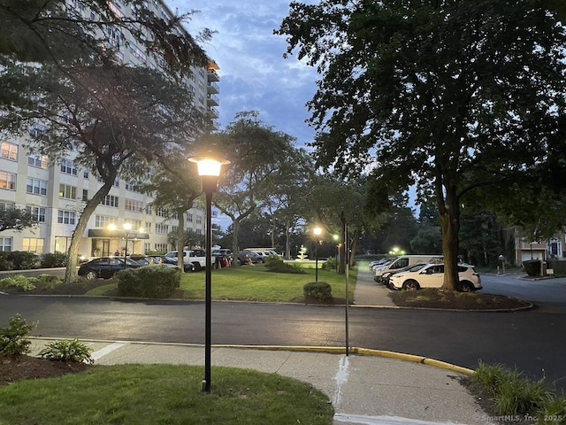 2625 Park Ave Unit 11P, Bridgeport, CT 06604 - view of asphalt street with street lights and curbs