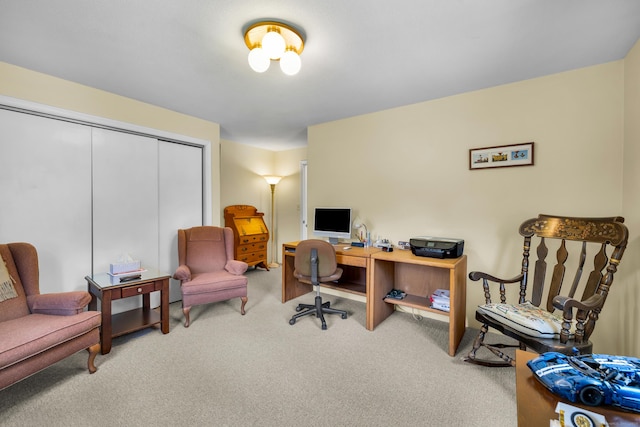 128 Holcomb Hill Rd, New Hartford, CT 06057 - office area featuring carpet floors