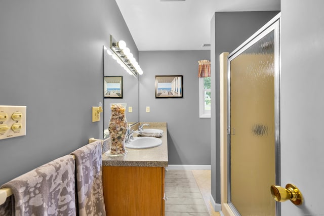 128 Holcomb Hill Rd, New Hartford, CT 06057 - full bathroom featuring double vanity and a stall shower