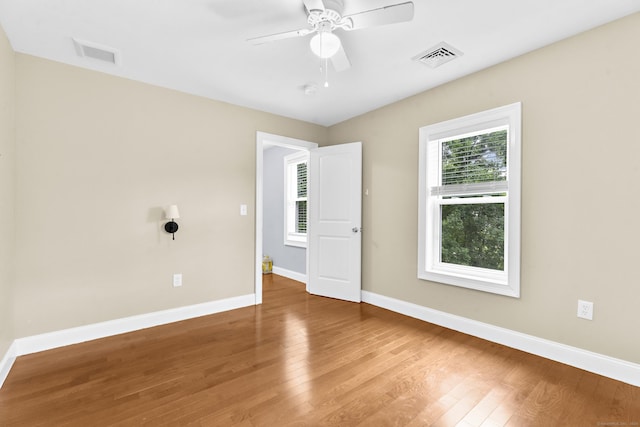 24 Main St, East Hampton, CT 06424 - unfurnished room featuring a ceiling fan and wood finished floors