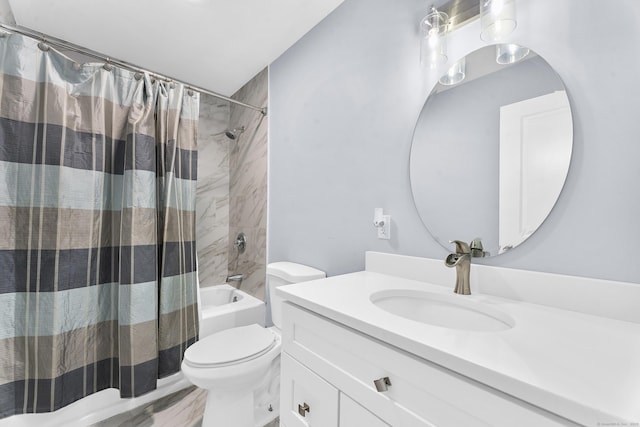 24 Main St, East Hampton, CT 06424 - bathroom featuring shower / tub combo with curtain and vanity