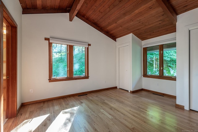 60 Ferry Bridge Rd, Washington, CT 06793 - unfurnished bedroom featuring wood ceiling and light wood finished floors