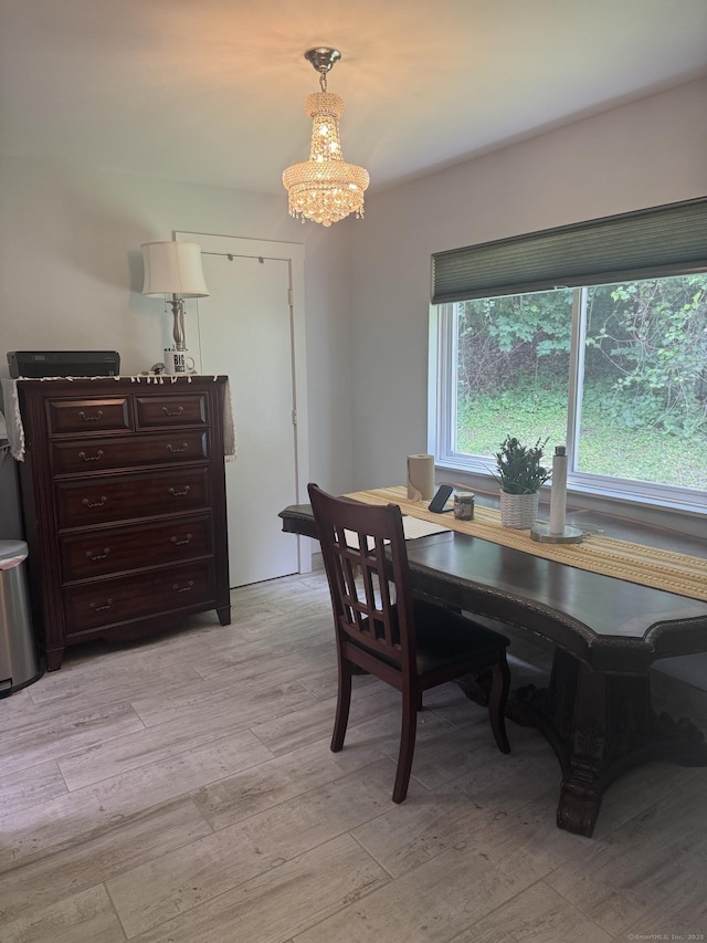 37 Brookwood Dr Apt D, Rocky Hill, CT 06067 - dining space featuring a chandelier and light wood-style floors
