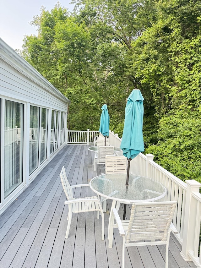 37 Brookwood Dr Apt D, Rocky Hill, CT 06067 - wooden deck featuring outdoor dining area