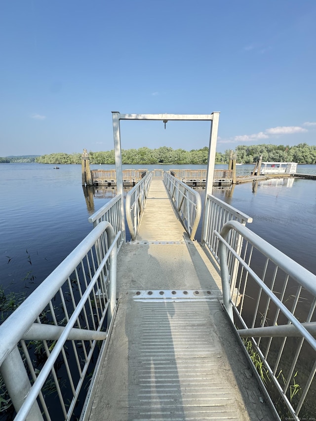 37 Brookwood Dr Apt D, Rocky Hill, CT 06067 - dock featuring a water view