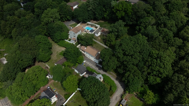 270 Decicco Rd, Waterbury, CT 06705 - aerial overview of property's location featuring a heavily wooded area