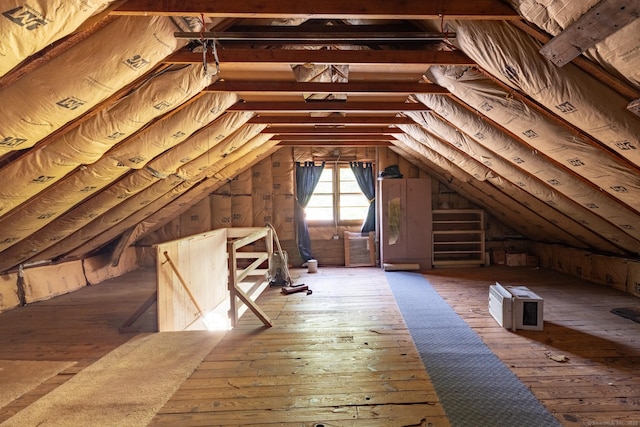 270 Decicco Rd, Waterbury, CT 06705 - unfinished attic with an upstairs landing
