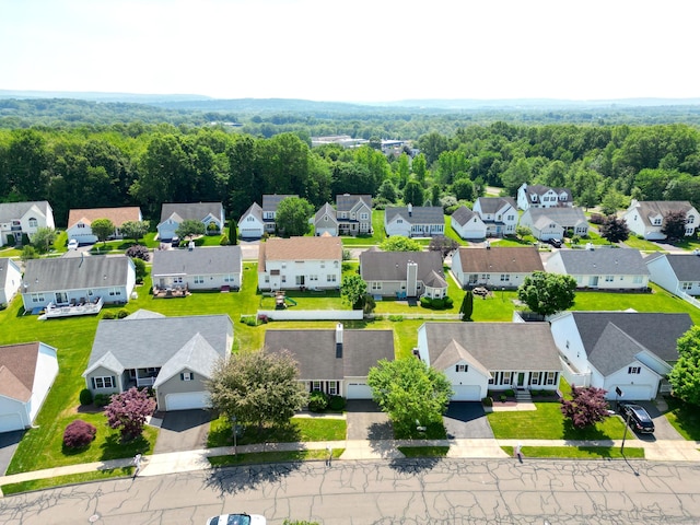 46 Rolling Grn, Middletown, CT 06457 - aerial perspective of suburban area featuring a forest